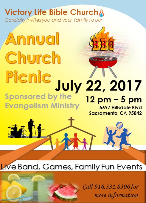 church picnic flyer
